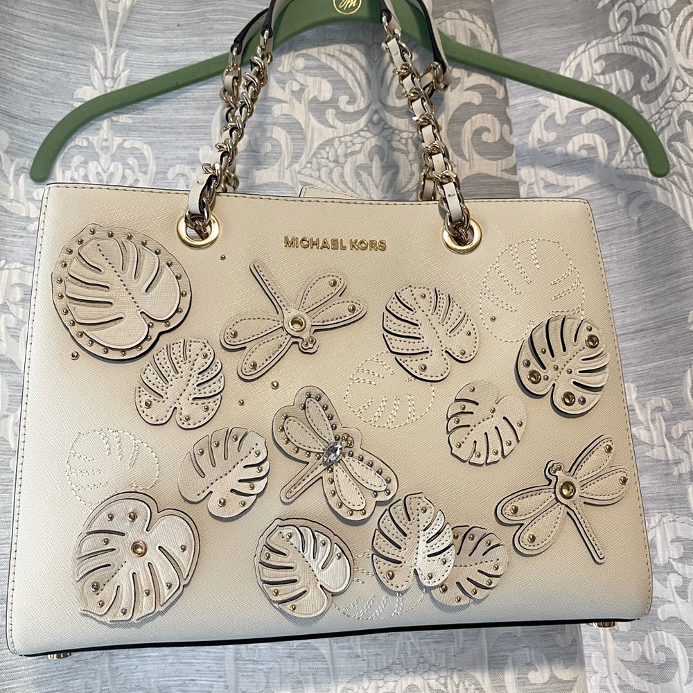 New authentic MK tote white